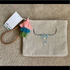 Sakroots Artist Circle Mojave Mirage by Jane Newland Clutch Purse NWT